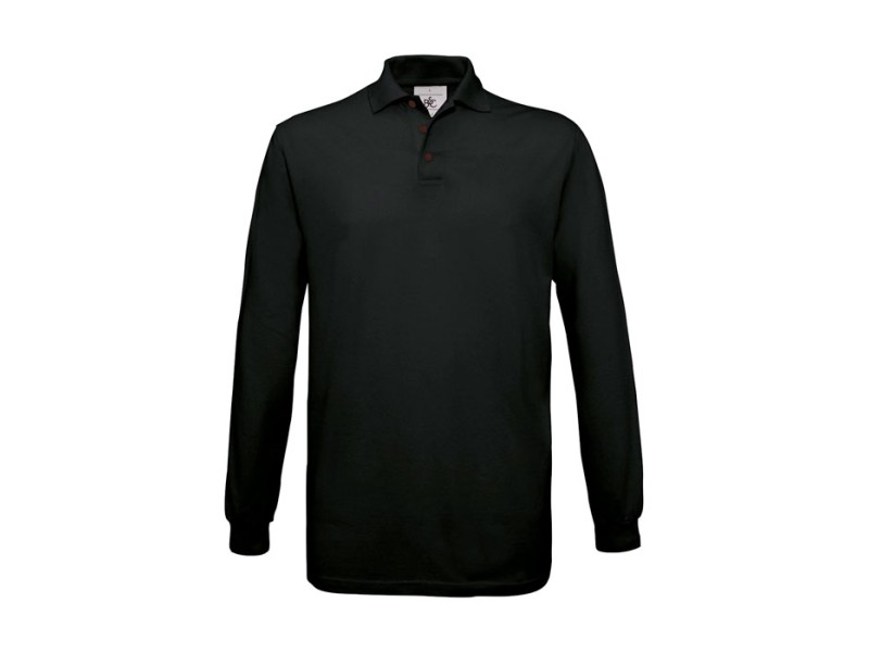 Εταιρικα Δωρα - Safran polo longsleeve Polo shirt unisex Axiom the Giftmakers  - axiom-gifts.gr