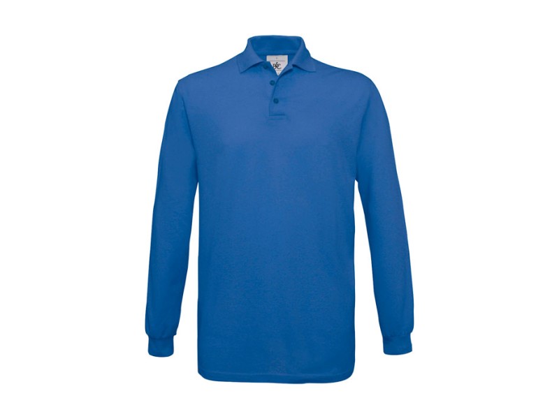 Εταιρικα Δωρα - Safran polo longsleeve Polo shirt unisex Axiom the Giftmakers  - axiom-gifts.gr